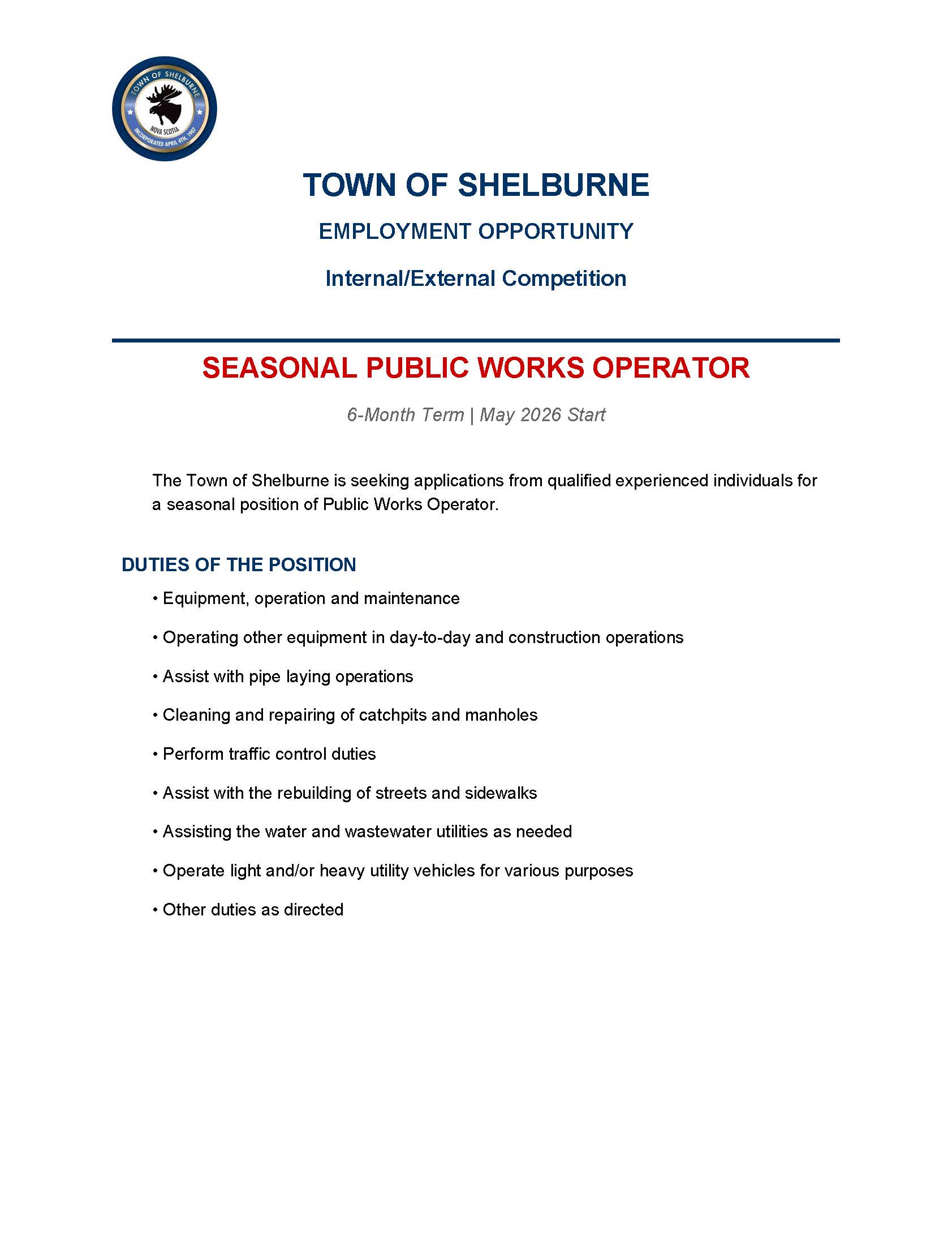 Job Ad PW Seasonal 2026 Page 1